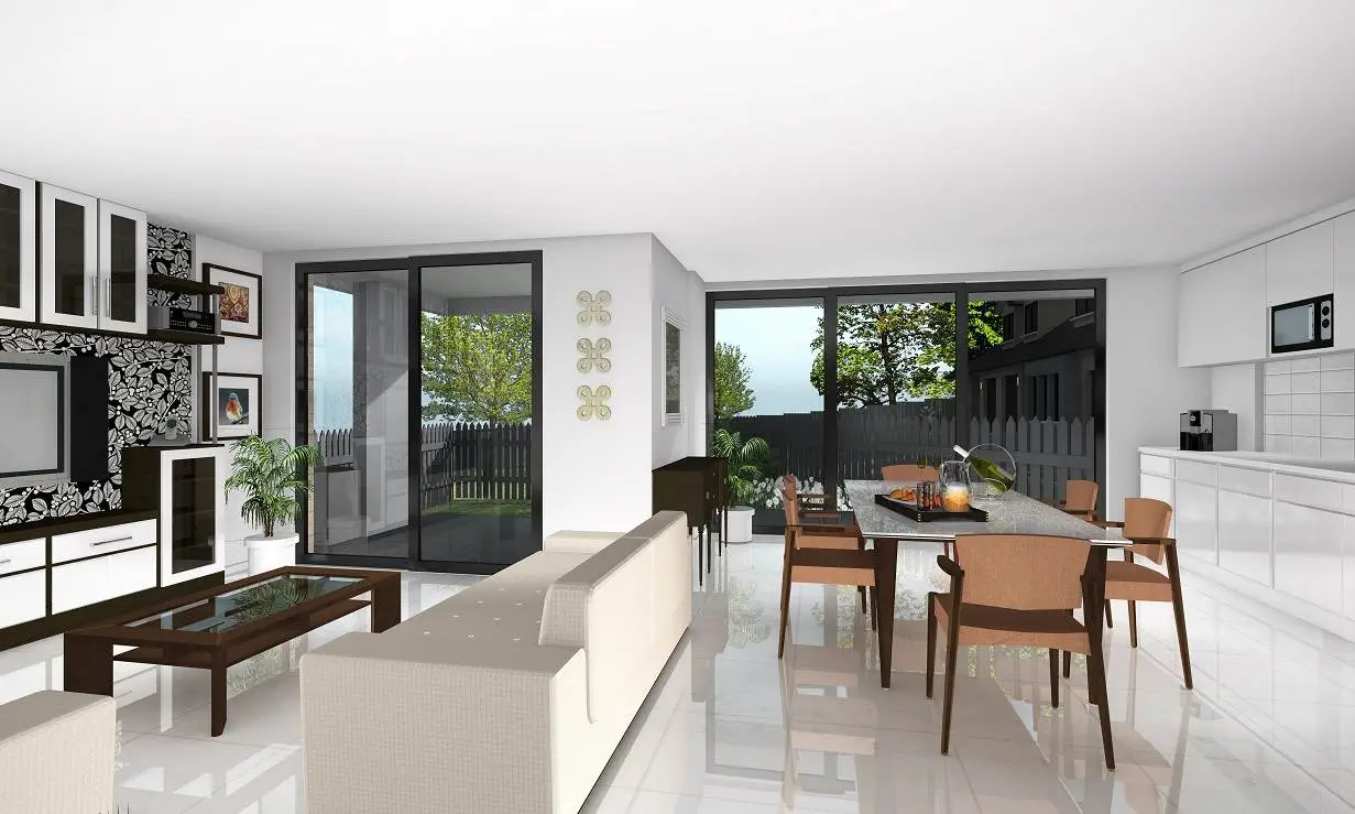 Kitchen Living BattleAxe Units Development Artists Impressions